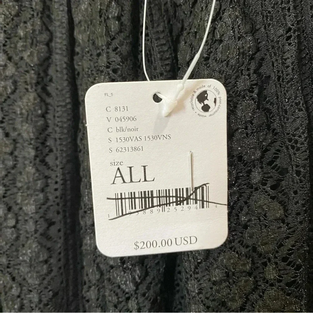 NWT Free People Muche Muchette Valentino Lace Wide-Leg Jumpsuit Black - Picture 2 of 15